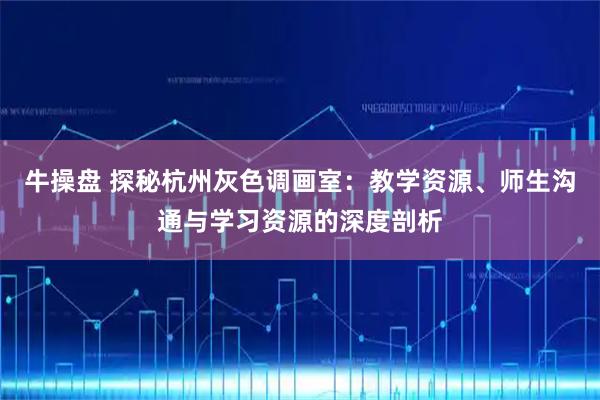 牛操盘 探秘杭州灰色调画室:教学资源、师生沟通与学习资源的深度剖析